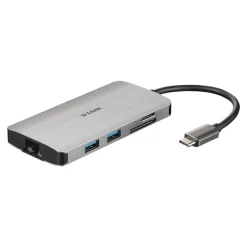 Hub D-Link DUB-M810 USB-C 3xUSB 3.0 1xThunderbolt 1xHDMI 1xRJ45
