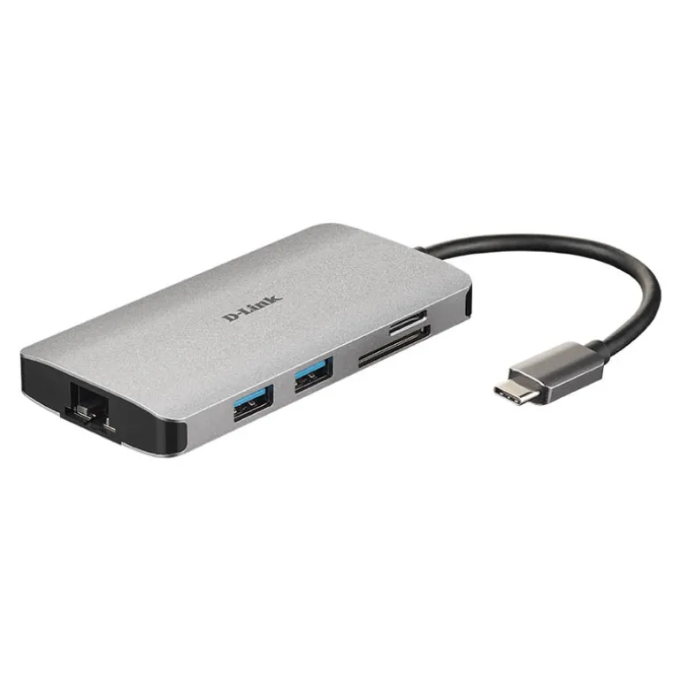 Hub D-Link DUB-M810 USB-C 3xUSB 3.0 1xThunderbolt 1xHDMI 1xRJ45