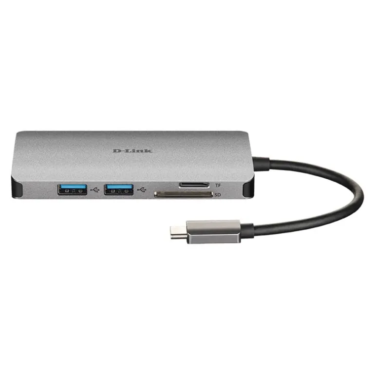 Hub D-Link DUB-M810 USB-C 3xUSB 3.0 1xThunderbolt 1xHDMI 1xRJ45
