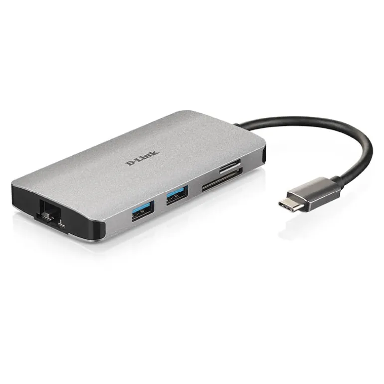 Hub D-Link DUB-M810 USB-C 3xUSB 3.0 1xThunderbolt 1xHDMI 1xRJ45
