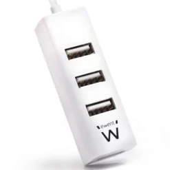 Hub Ewent Mini-Hub USB 2.0 a USB-A 4 Puertos