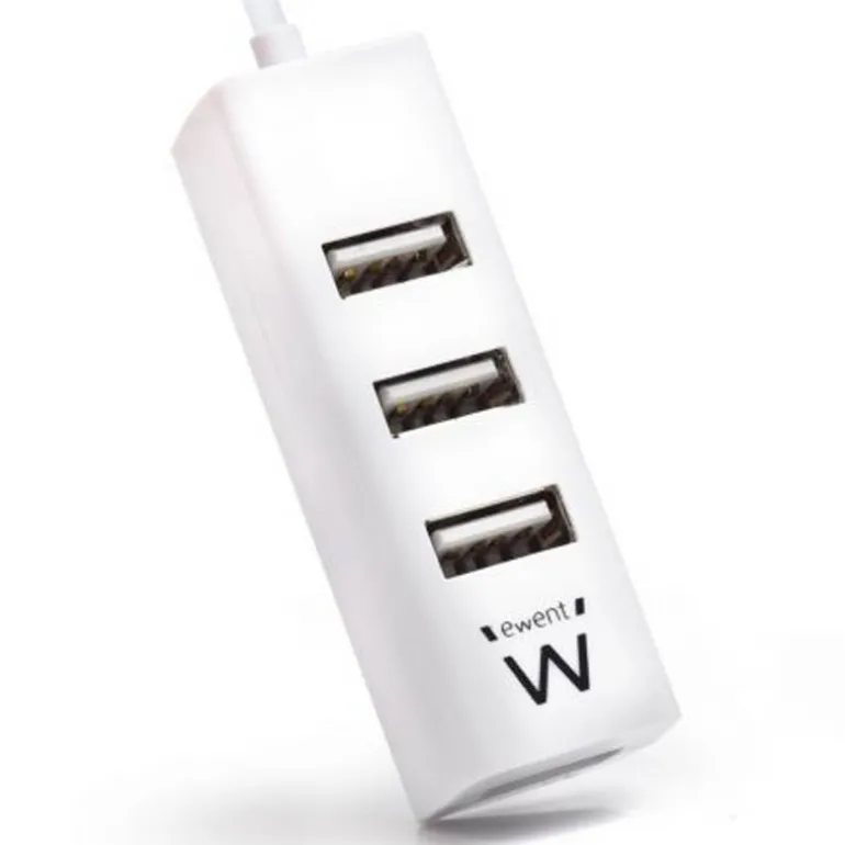 Hub Ewent Mini-Hub USB 2.0 a USB-A 4 Puertos