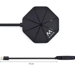 Hub Ewent USB 3.2 a USB A 4 Puertos