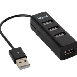 Hub iggual USB 2.0 x 4 Puertos HUB-A-4p