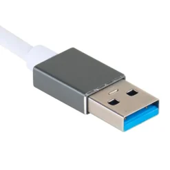 Hub iggual USB-A 3 Puertos USB 3.0 + RJ45 Gigabit