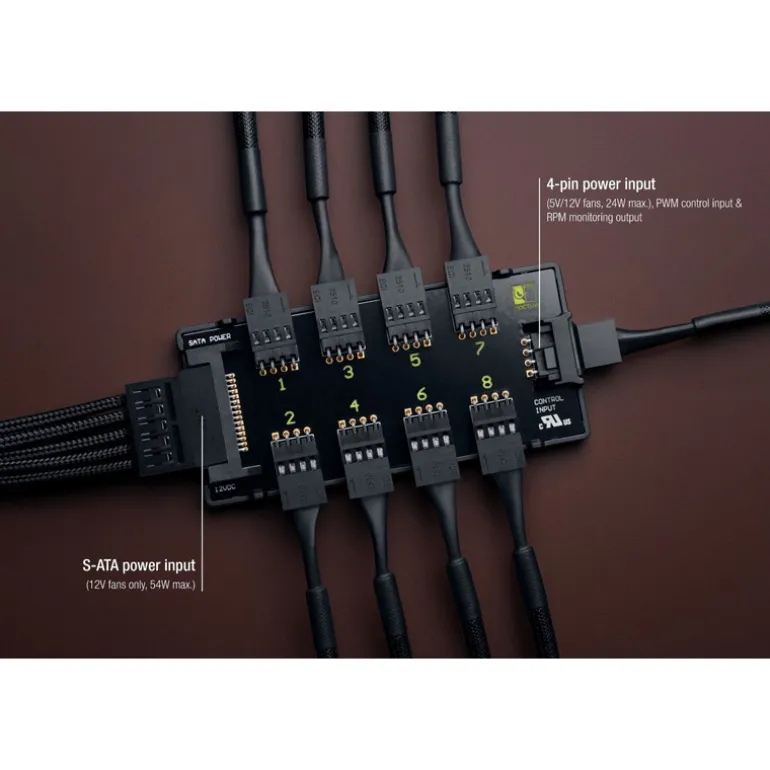 Hub Noctua NA-FH1 8 Canales Para Ventiladores