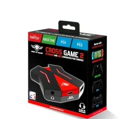 Hub Spirit of Gamer Crossgame 2 Negro Rojo