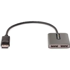 Hub Startech 2 Puertos DisplayPort 1.4 5K 60Hz