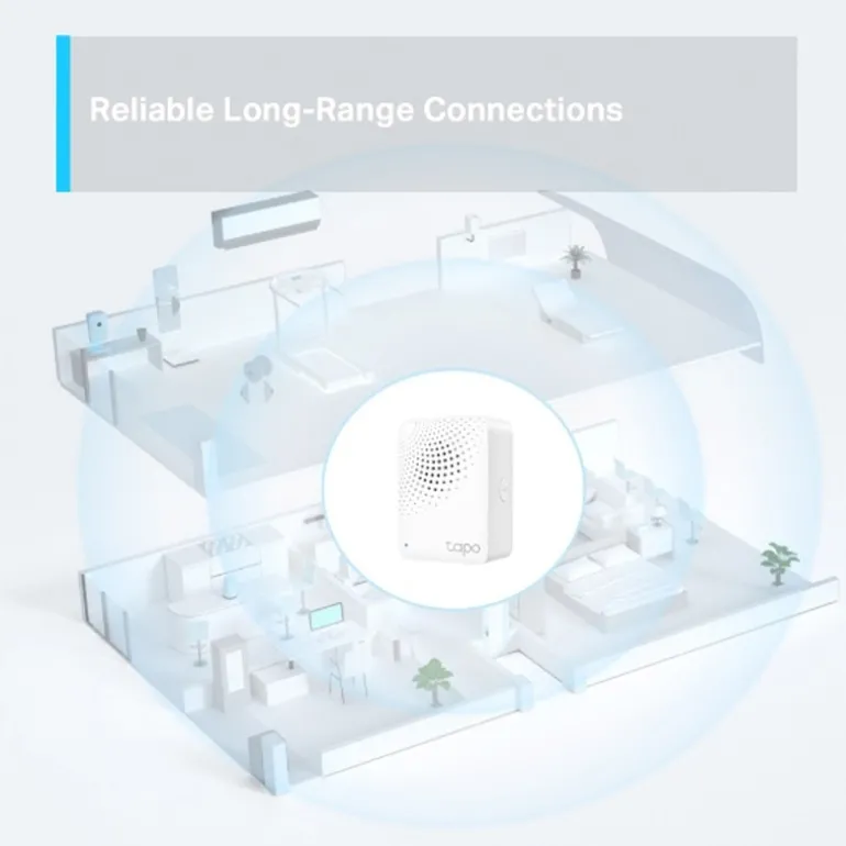 Hub TP-Link Tapo H100 Inteligente 2.4GHz Mini Con Alarma Integrada