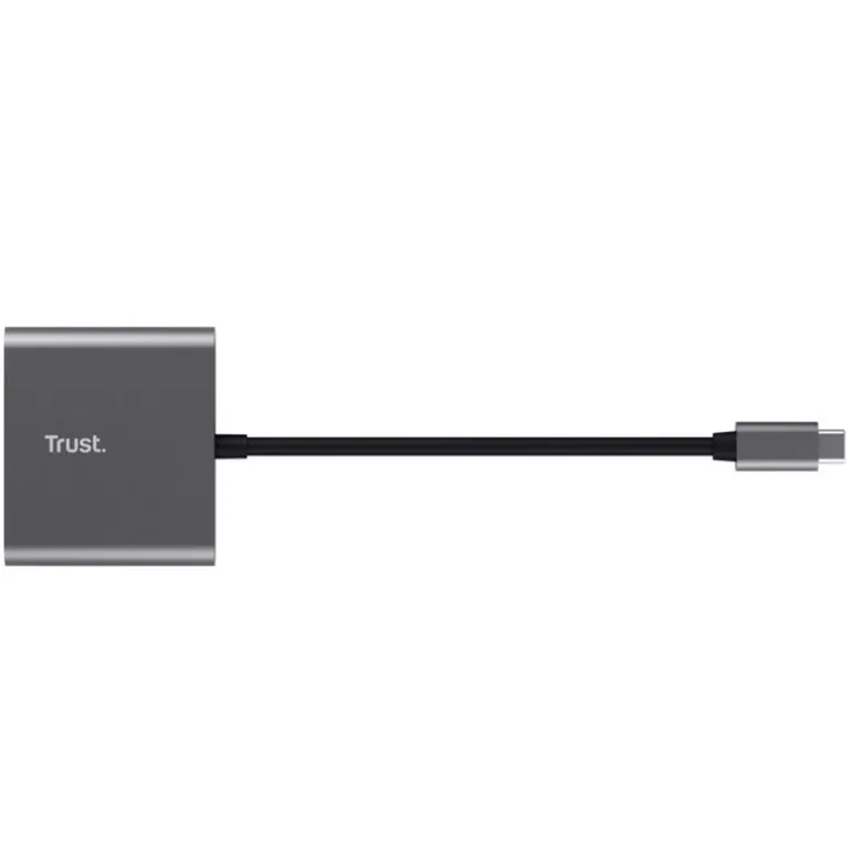 Hub Trust Dalyx 3 En 1 USB-C Plata