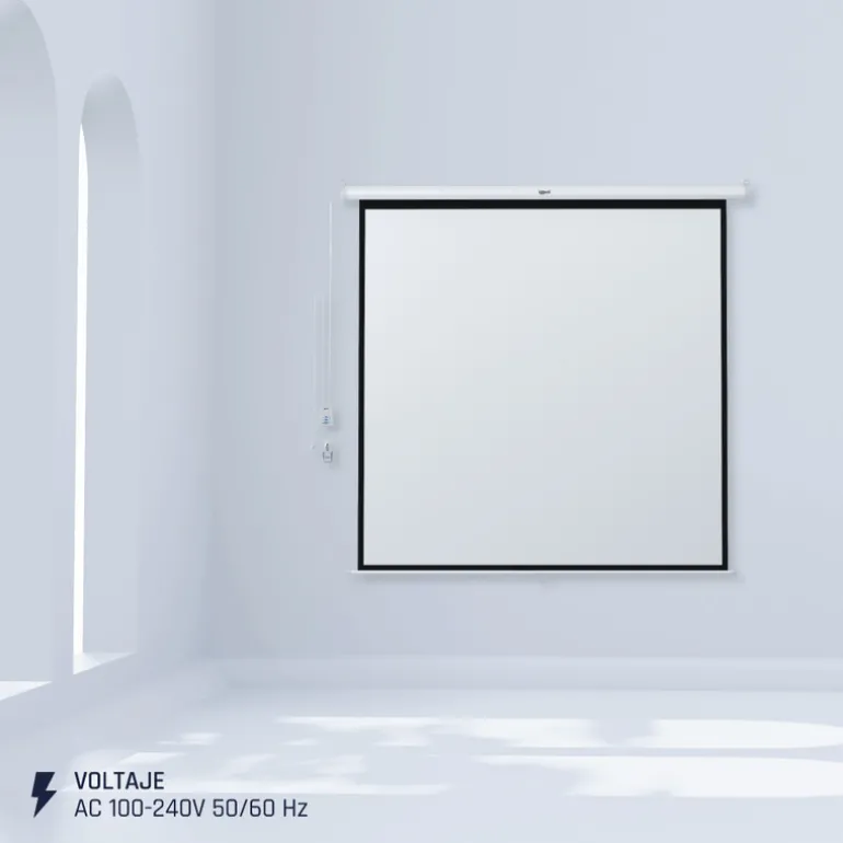 Iggual Mural Eléctrica 200x200 cm - Pantalla