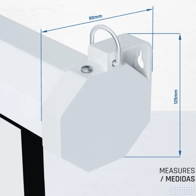 Iggual Mural Eléctrica 240x240cm - Pantalla