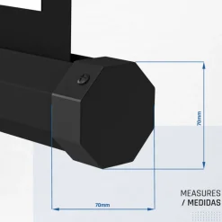Iggual Mural 180x180cm con Tripode - Pantalla de Proyección