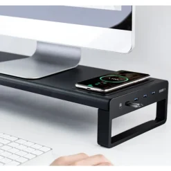 iggual USB 3.0 y Carga inalámbrica - Soporte Monitor