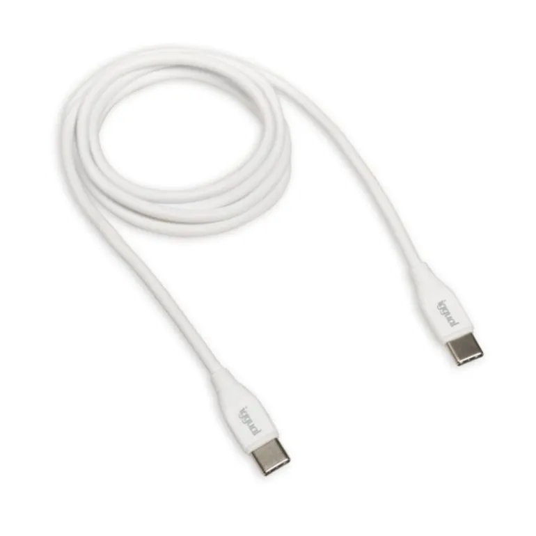 iggual USB-C/USB-C 100 cm Blanco Q3.0 3A - Cable USB