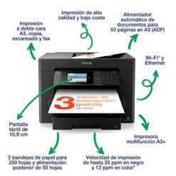 Impresora Multifunción Epson WorkForce WF-7840DWF A3+ Color Wi-Fi Dúplex