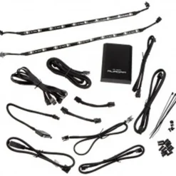 In Win Aurora RGB LED Triple Pack Negro / Blanco - Ventilador 12 cm