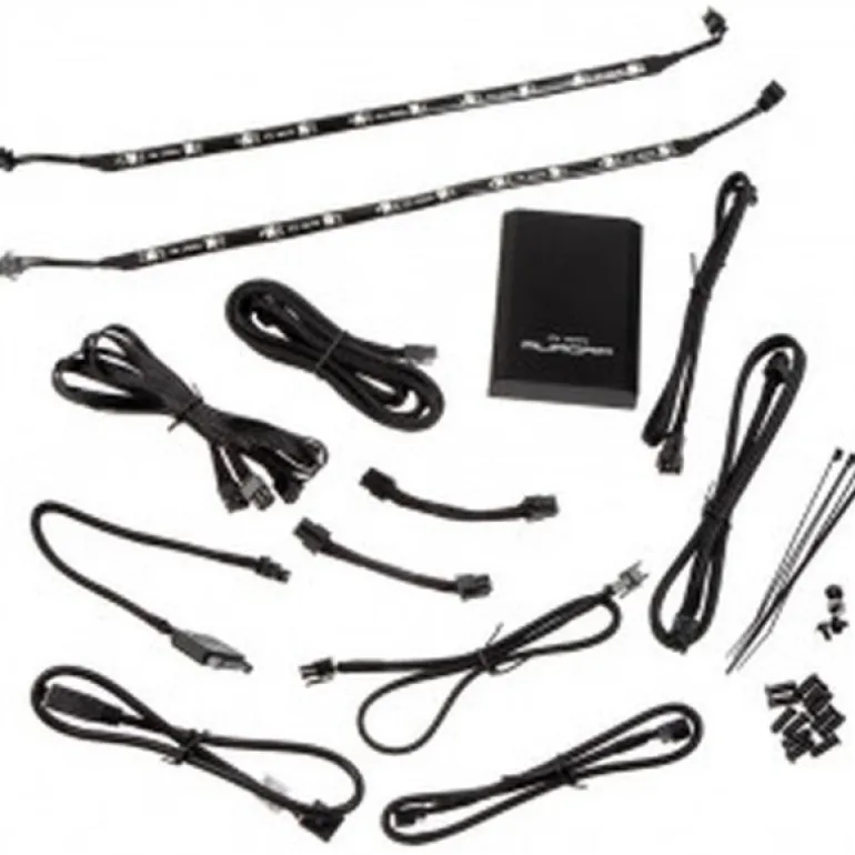 In Win Aurora RGB LED Triple Pack Negro / Blanco - Ventilador 12 cm