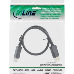 InLine DisplayPort 1.4 Gold 8K Negro 3m - Cable DisplayPort