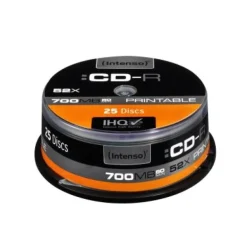 Intenso 700MB 52x Imprimible 25 unidades - CD-R