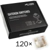 Interruptores Teclado Glorious PC Gaming Race Gateron Clear Switches (120 Piezas)