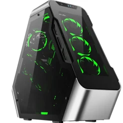 Jonsbo TR03-G Silver Cristal Templado - Caja/Torre