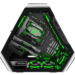 Jonsbo TR03-G Silver Cristal Templado - Caja/Torre