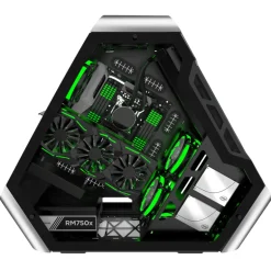 Jonsbo TR03-G Silver Cristal Templado - Caja/Torre