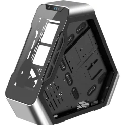 Jonsbo TR03-G Silver Cristal Templado - Caja/Torre