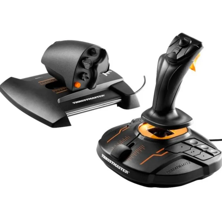 Joystick Thrustmaster T16000M FCS Hotas PC + Acelerador