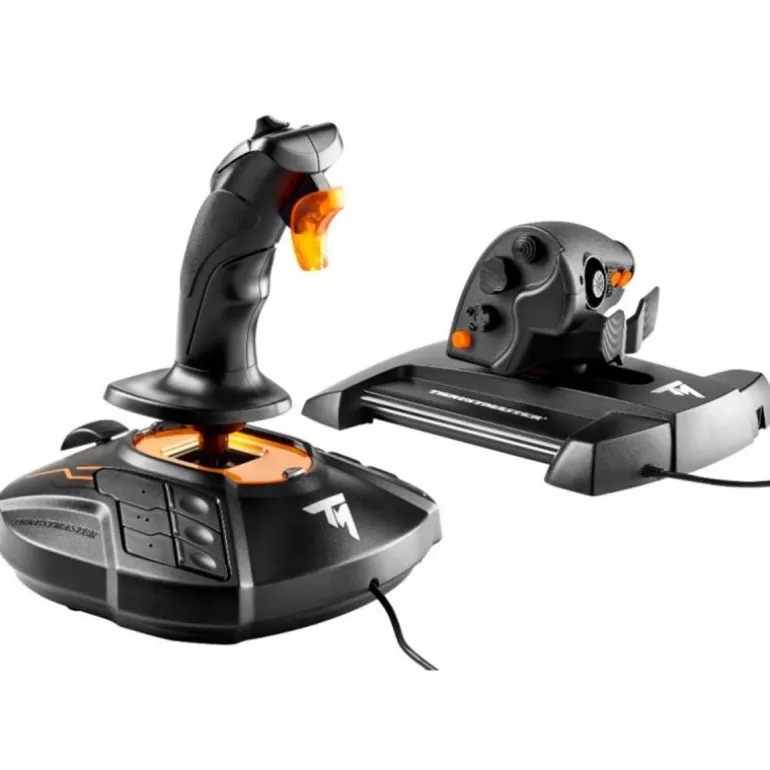 Joystick Thrustmaster T16000M FCS Hotas PC + Acelerador