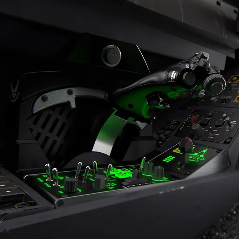 Joystick Thrustmaster Viper TQS Pack Con Panel De Control Para PC