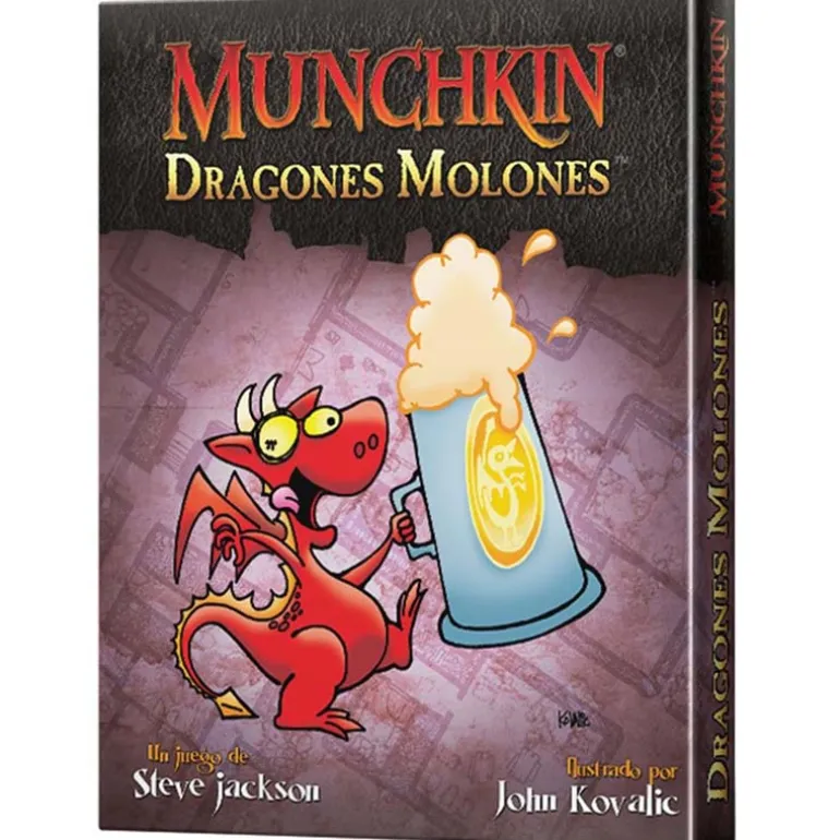 Juego de Mesa Asmodee Munchkin Dragones Molones