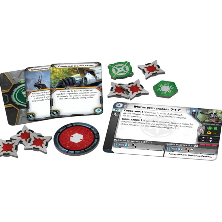 Juego de Mesa asmodee Star Wars: Motos Deslizadoras 74-Z PEGI 14