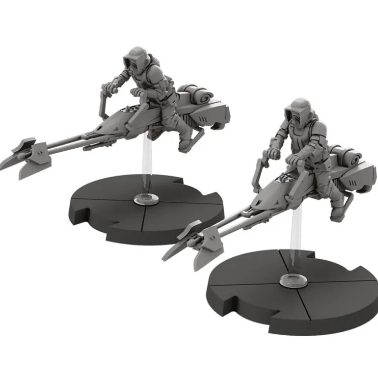 Juego de Mesa asmodee Star Wars: Motos Deslizadoras 74-Z PEGI 14