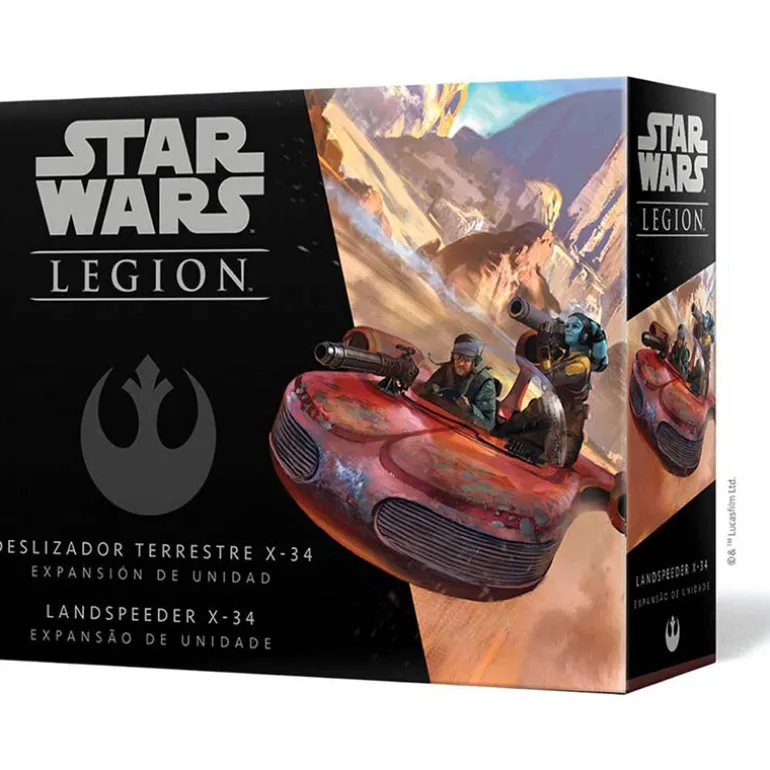 Juego de Mesa asmodee Star Wars Legión: Deslizador Terrestre X-34 PEGI 14