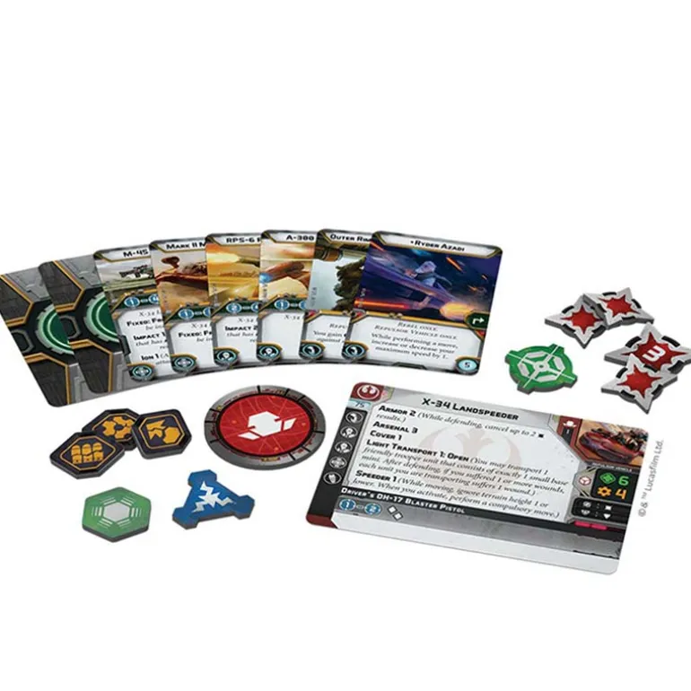 Juego de Mesa asmodee Star Wars Legión: Deslizador Terrestre X-34 PEGI 14