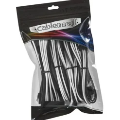 Kit Cables CableMod Classic ModMesh Serie 8+6 Negro Blanco