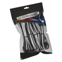 Kit Cables CableMod Classic ModMesh Serie 8+8 Negro Blanco