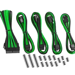 Kit Cables CableMod Classic ModMesh Serie 8+6 Negro Verde