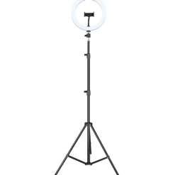 Kit iggual Anillo luz LED 10 + Trípode 200cm