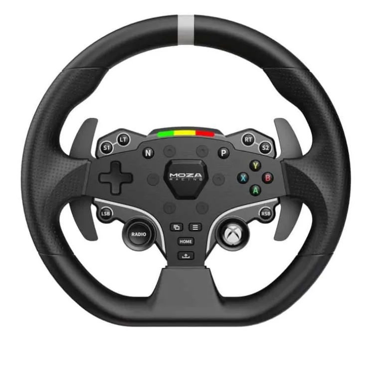 Kit Moza Racing R3 Base + Volante R5 + Pedales Para PC y Xbox Negro