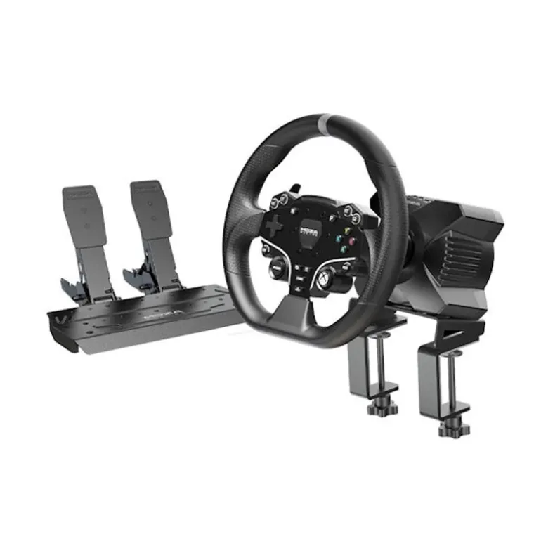 Kit Moza Racing R3 Base + Volante R5 + Pedales Para PC y Xbox Negro
