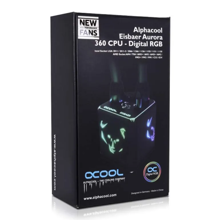Kit Refrigeración Líquida Alphacool Eisbaer 360 Aurora HPE Digital RGB