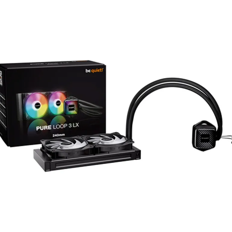 Kit Refrigeración Líquida be quiet! Pure Loop 3 ARGB LX 240mm Negro