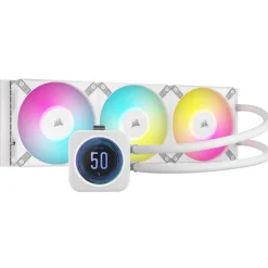 Kit Refrigeración Líquida Corsair iCUE H150i ELITE LCD XT Blanco