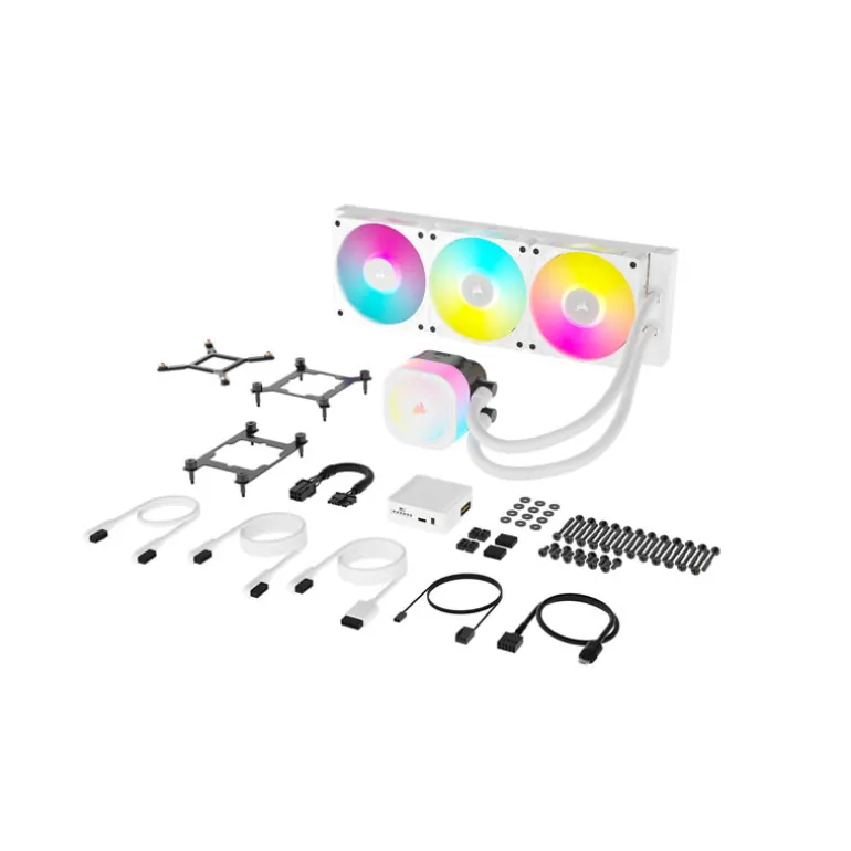 Kit Refrigeración Líquida Corsair iCUE LINK TITAN 360 RX RGB Blanco