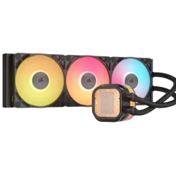 Kit Refrigeración Líquida Corsair iCUE LINK TITAN RGB 360 RX LCD Negro