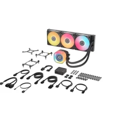 Kit Refrigeración Líquida Corsair iCUE LINK TITAN RGB 360 RX LCD Negro