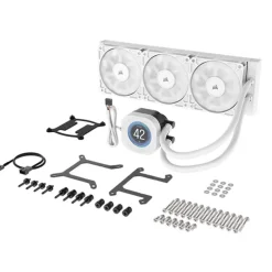 Kit Refrigeración Líquida Corsair Nautilus RS 360 LCD Blanco